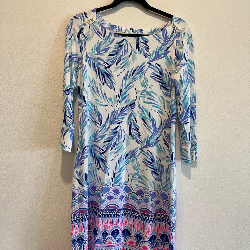 NWT Lilly Pulitzer Sophie Dress in Flock Together - UPF 50+ - Picture 3 of 6